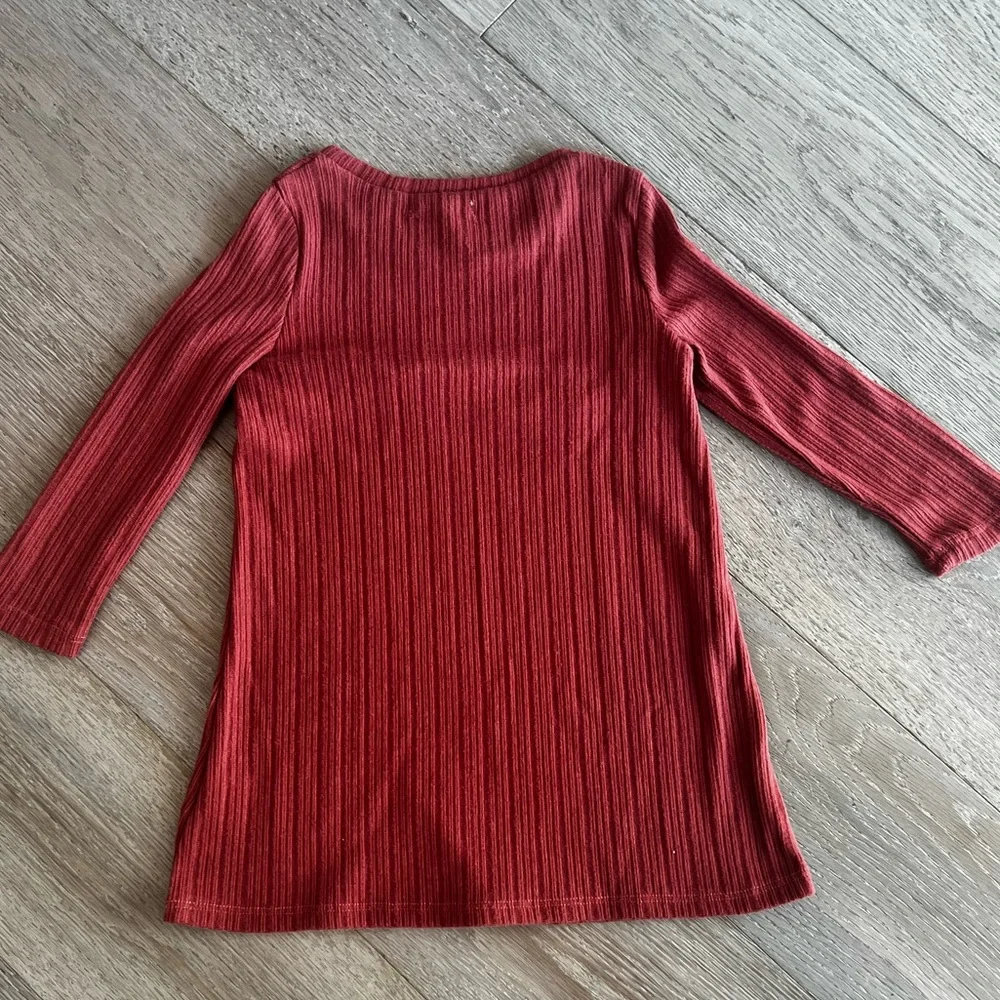New Grayson Collective for Target Ribbed Ruffle Dress 2T - Picture 7 of 8